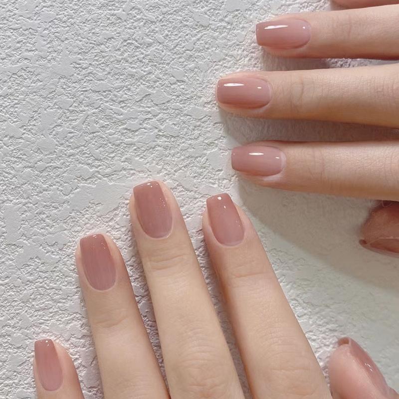 Mã T015 Nail Box Thạch Hồng Form Ngắn Hin Nail