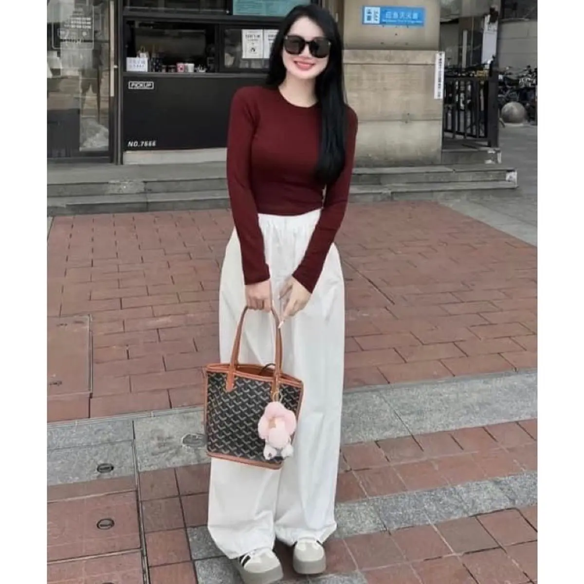 Áo thun nữ cổ tròn croptop _ Hàng loại 1