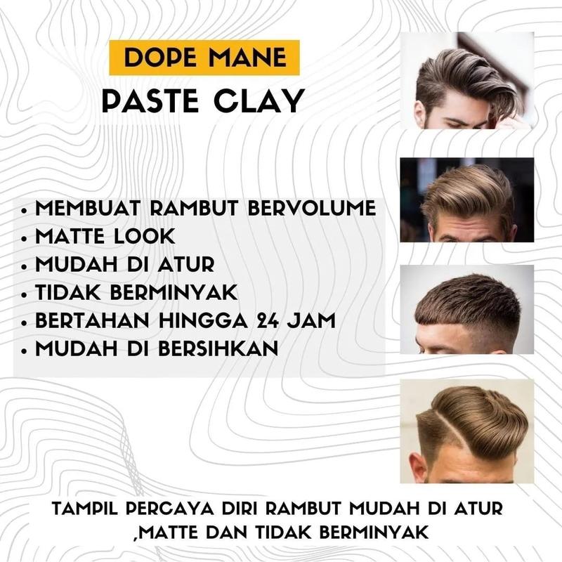 Premium Dope Mane Hair Pomade Clay 2