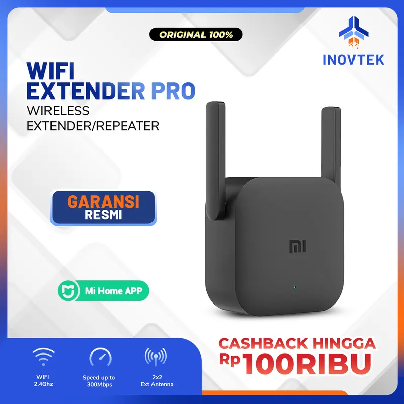 [Bisa COD] Xiaomi Mi Wi-Fi Range Extender Repeater PRO Router
