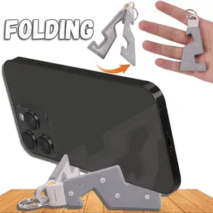 Gantungan Kunci Phone Holder Stand Smartphone Mini Lipat Anak