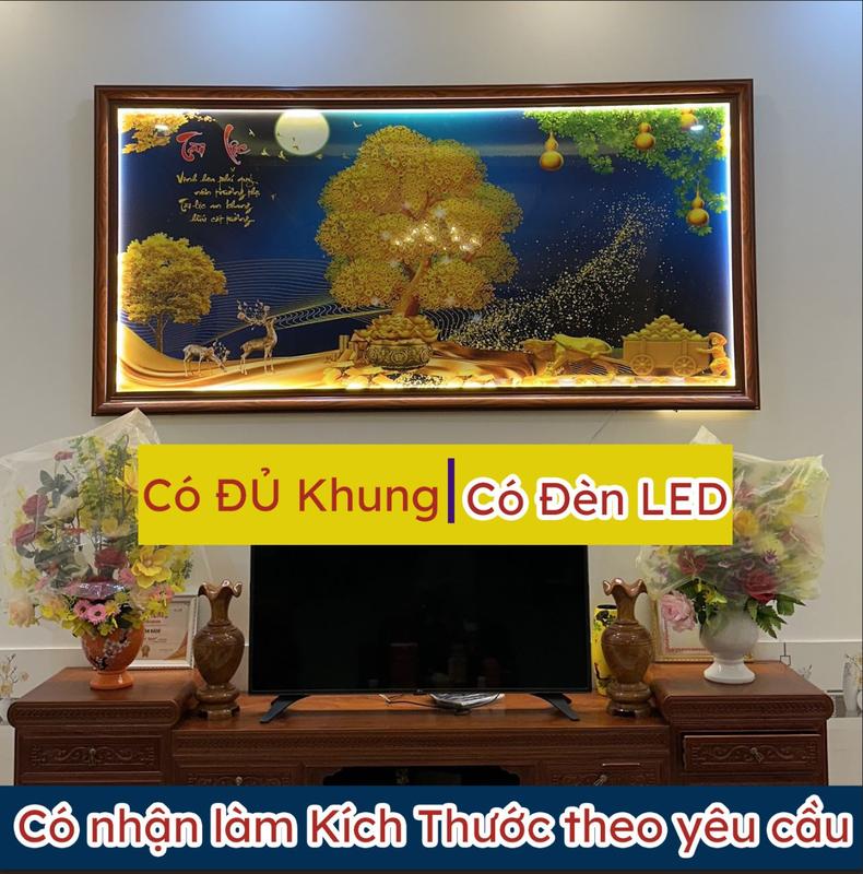 [ 70x150cm CÓ ĐÈN LED ] Tranh tráng gương, treo phòng khách, phòng làm việc, kèm khung bản lớn và có  LED điện khổ liền tấm. Treo Tường Decor Tường