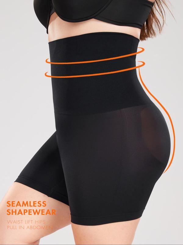 【Plus Size】 High Waist Shapewear Shorts, Seamless Slimming Shaper Underwear for Women, Tummy Control Butt Lifting Shapewear Bottoms for Daily Wear 3