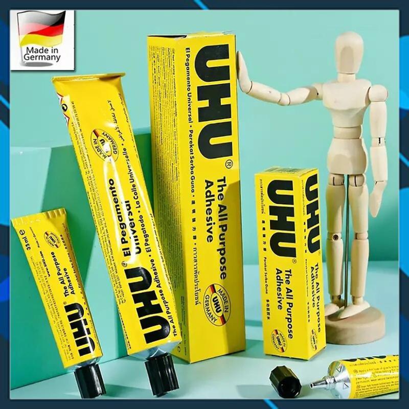 [HỎA TỐC] - Keo Dán Vải UHU 35ml , Keo Dán UHU Trong Suốt Nhanh Khô Mềm Dẻo Dán Gốm, Sứ, Gỗ. keo  nhựa