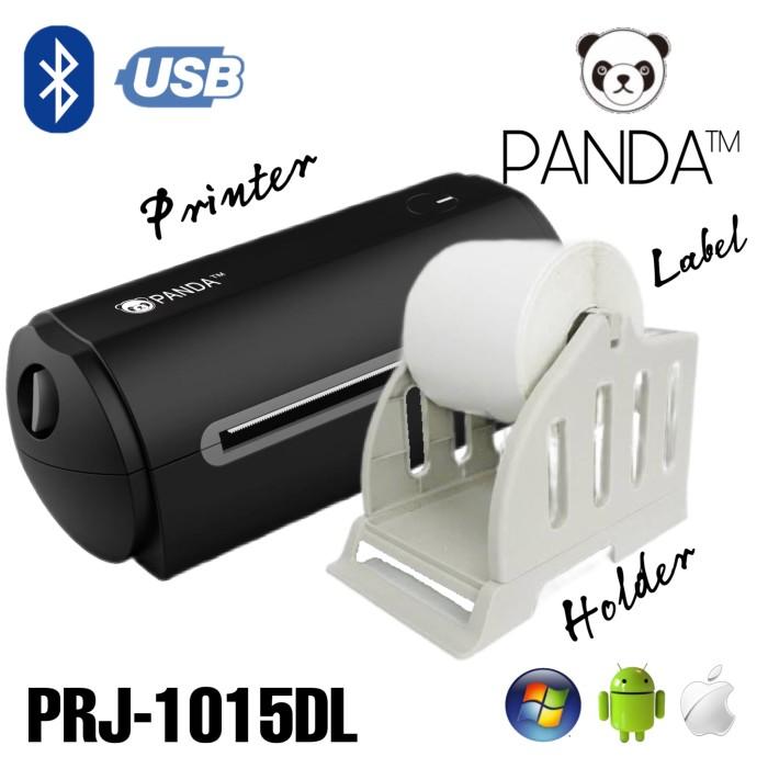 Label Thermal Printer 110mm Panda 1015DL (USB+Bluetooth) Include Holder + Label 100x150mm