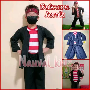 Baju Setellan Anak Sakera / Baju Adat Madura Anak Baby - SMP