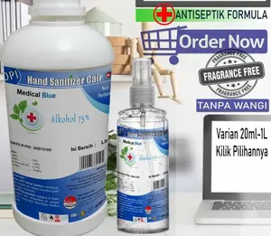 Opi Hand Sanitizer Cair dan gel 1 Liter alkohol 70% sampai 75% varian wangi segar  P36TOX Lemon Tangan