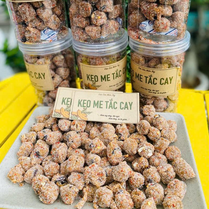 Kẹo me tắc cay chua chua ngọt ngọt cay cay cực ngon (Hũ 500g) Chua Candy
