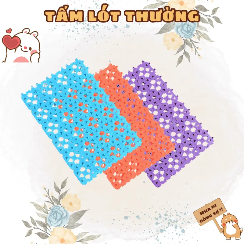 Tấm lót sàn chống lọt chân cho chuồng Bọ Ú (Chuột Lang) Thỏ cảnh Chó Mèo 1