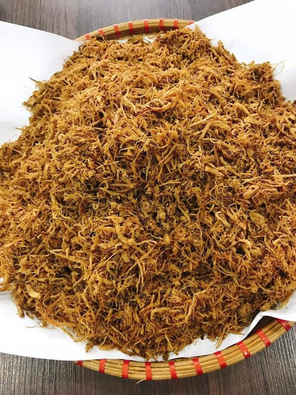  0,5kg Ruốc nấm hương   chà bông nấm   truyền thống  mix rong biển   thơm cay - món chay ngon thuần Việt. 