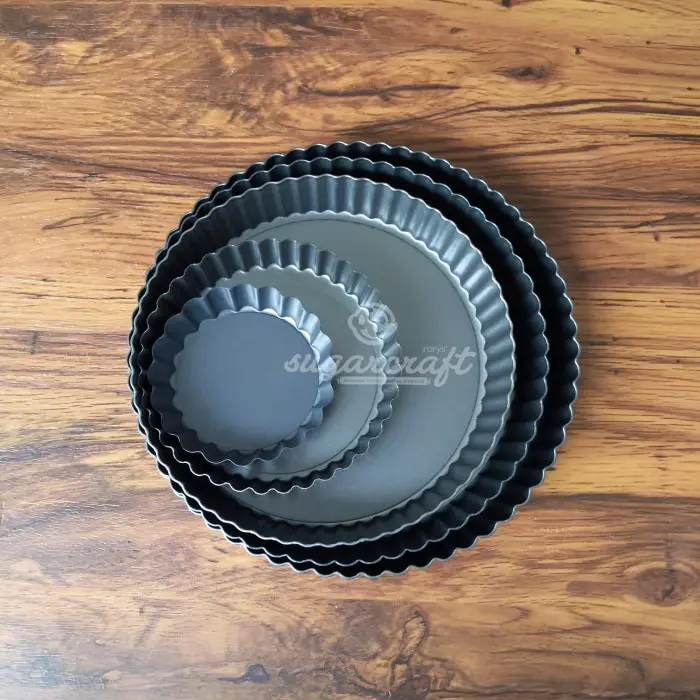 Loyang pie bongkar pasang anti lengket set 1