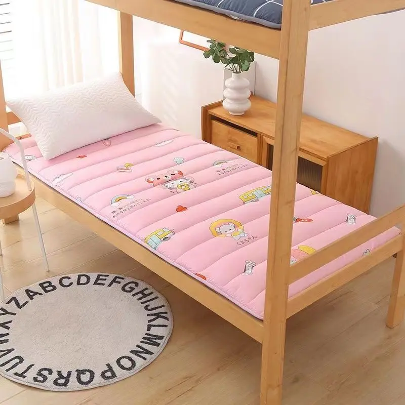 Nệm Giường Một Tầng Cho Trẻ Em, Dày Dặn, Chất Liệu Tatami, Thích Hợp Cho Ký Túc Xá Sinh Viên, Nệm Giường Đôi Cực Dày, Có Thể Gập Lại 2