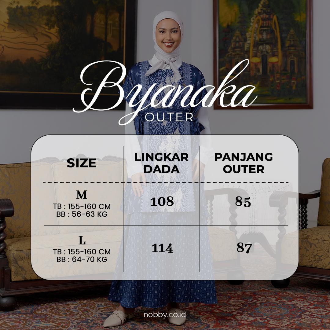 Nobby X Tya Ariestya Byanaka Outer Model Batwing Sarimbit Series Dengan Tali Bahan Ayesha Silk