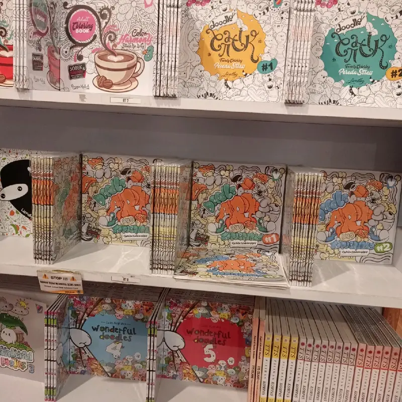 Coloring Book For Adult / Doodle Buku Mewarnai Dewasa 3