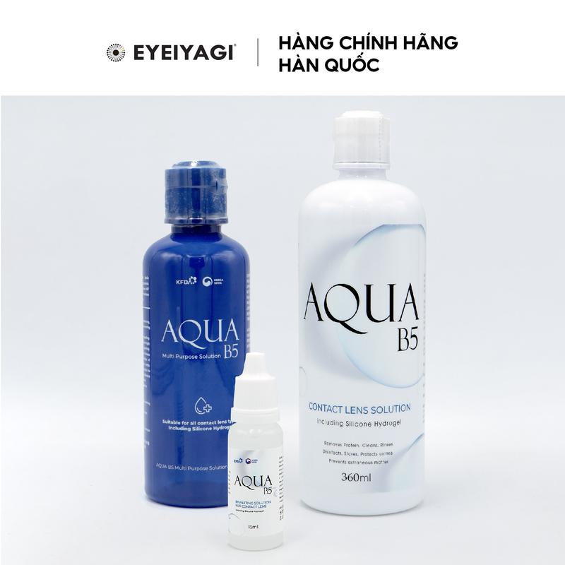  EYEIYAGI - Combo nước ngâm lens + nước nhỏ mắt chuyên dụng dành cho LENS 
