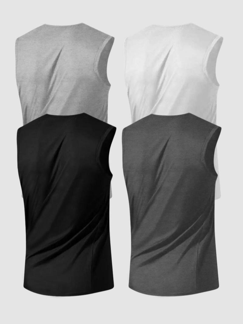 Product Introduction of Men's French Flag Print Tank Top, Regular Fit Casual Sporty Sleeveless Top for Summer, Men's Clothes for Daily Wear, Vest 2