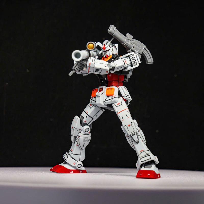 Mô hình HG Gundam RX-78 Custom Color Thunder, 1/144 Gunpla, Đồ chơi nhựa, Xếp hình thông minh Bộ Lắp Ráp Tháo Lắp Toy 5