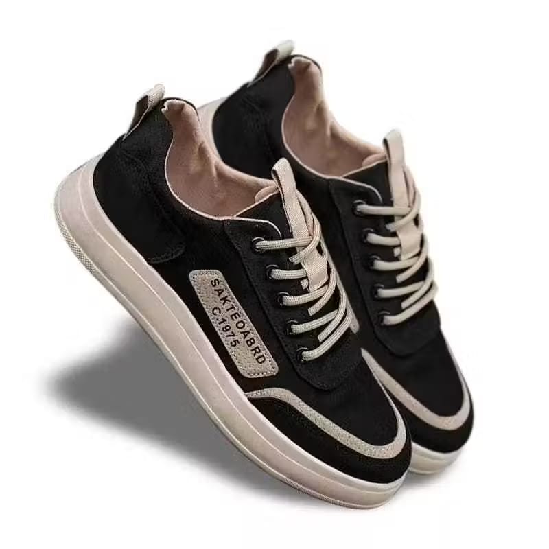 ON SHOES Sepatu Kets Casual Pria dan Wanita SAKTEOABRD Shoes Sneaker Snekers Black ON SHOES Sepatu Kets Casual Pria dan Wanita SAKTEOABRD Shoes Sneaker Snekers Black