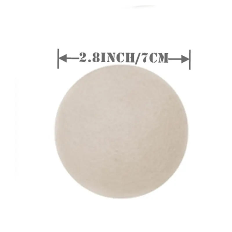 Wool Dryer Ball, 4pcs Fabric Softener Wool Ball for Dryer, Home Items, Household Laundry Accessories 1