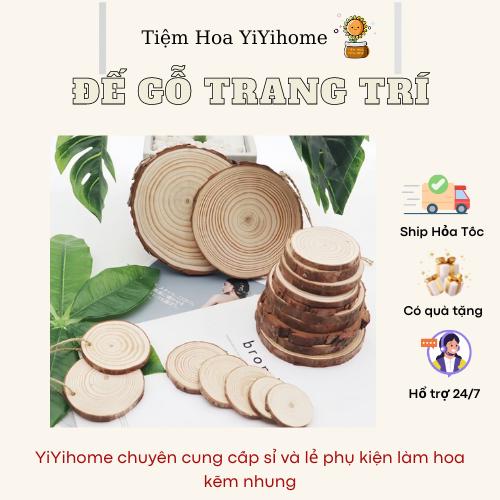 ĐẾ GỖ CÂY THÔNG NOEL MINI, ĐẾ GỖ CÂY THÔNG KẼM NHUNG, DECOR TRANG TRÍ NHÀ CỬA