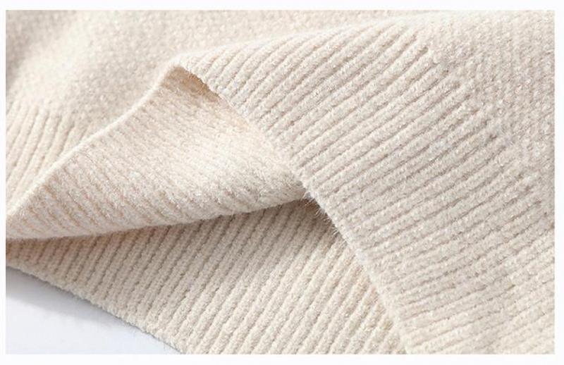 Product Introduction of Áo Len Cổ Giả Lông Chồn Mới Cho Nam, Áo Len Dày Và Ấm Áp, Áo Len Chui Đầu, Áo Sơ Mi Lớp Đế Màu Trơn, Mùa Đông, Menswear 20