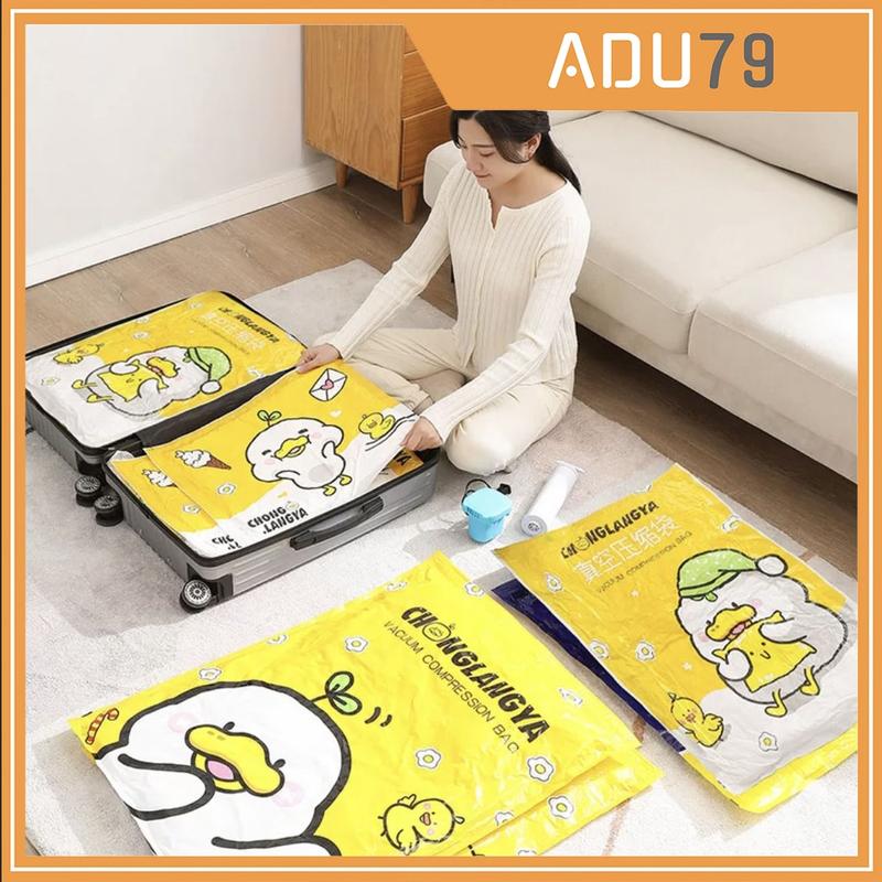 [FREESHIP️] Túi Hút Chân Không - Máy Hút Chân Không Đựng Quần Áo, Chăn Màn Mền, Gọn Gàng, Chống Mốc - Hàng Chính Hãng