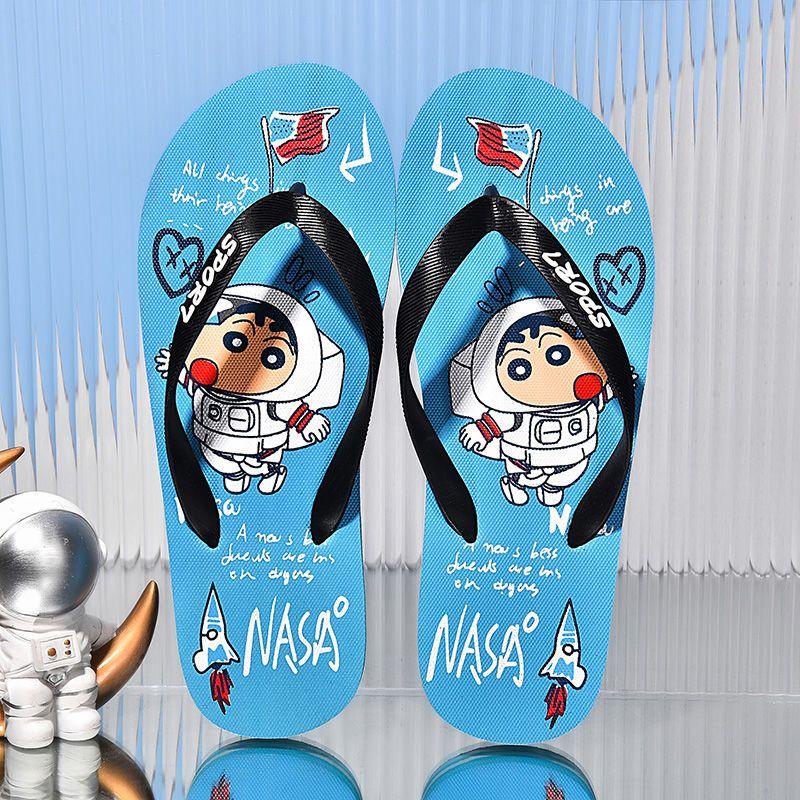 Dép Xỏ Ngón, Bút Chì Màu Xiaoxin Đồng Thương Hiệu Nasa, Dép Lê Nam Thời Trang Trẻ Trung Mùa Hè, Có Thể Đeo Ngoài Trời, Dép Xỏ Ngón Đi Biển, 2024 1