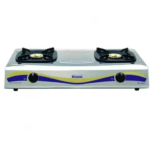 RINNAI Kompor Gas Stainless 2 Tungku RI-522E