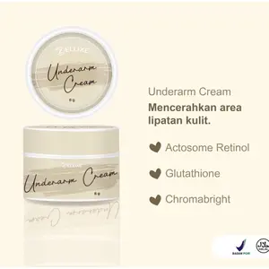 ZELUXE CREAM LIPATAN / UNDERARM CREAM Deodorant Ketiak