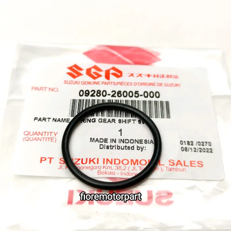 ORING SEAL SWITCH SUIT NETRAL SATRIA FU 150 FU INJEKSI 09280-26005-000 ORIGINAL SGP SUZUKI GENUINE PARTS 0
