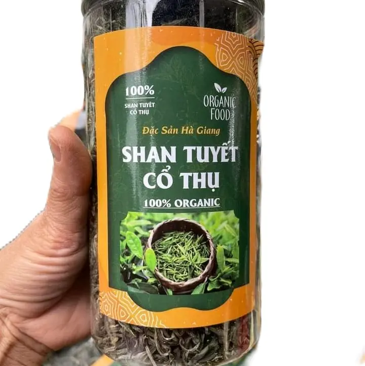 Trà Shan Tuyết cổ thụ Tây Côn Lĩnh Hà Giang 1 tôm 2 lá túi 500gr Nước Trà Tea box Chè 0