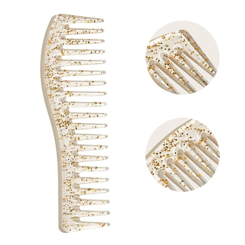 Product Introduction of Creative Hairdressing Wide Tooth Hair Combs Scalp Massage Hair Brush Salon Barber Women Girls Hair Styling Haircut Tool Beauty H 23