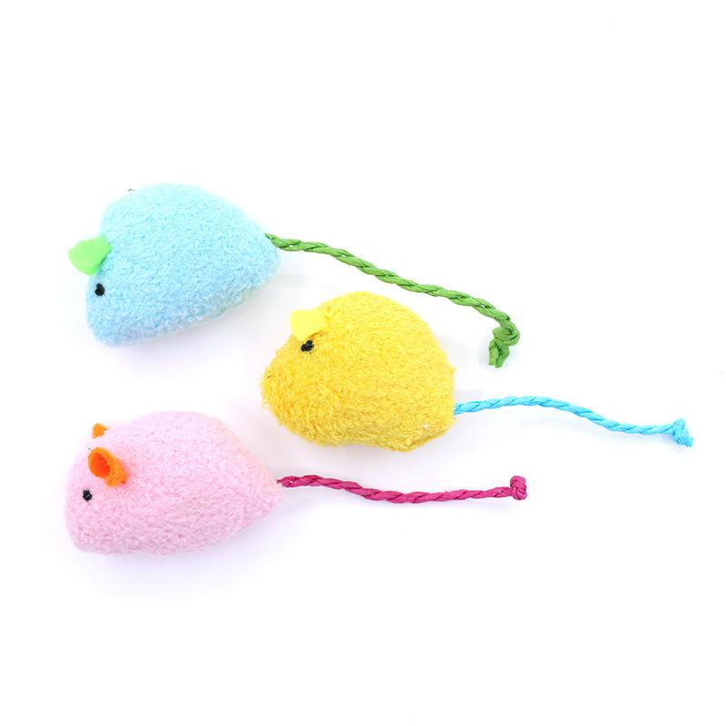 Product Introduction of 1X New Mint Toy Cat Toy Plush Herbal Mouse Cute Scratch-Resistant Interactive Pet Supplies 19