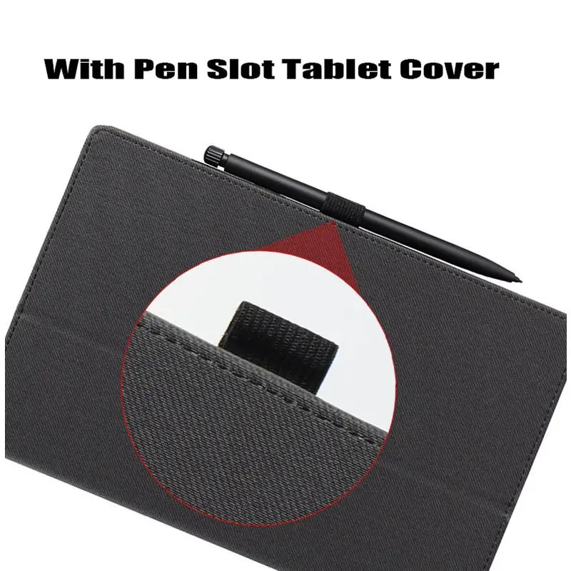 Ốp Máy Tính Bảng, Dành Cho iPad H13-Pro 10.3 Inch, Chất Lượng Cao, Da PU, Chống Rơi, Chân Đế Lật, Thời Trang, Nẹp Cổ Tay, Có Khe Cắm Bút, Thích Hợp Cho Năm 2024 4