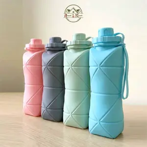 RK Botol Air Olahraga Lipat Botol Air Lipat Botol Silikon