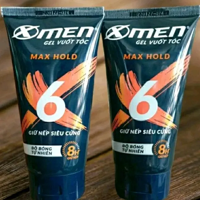 gel vuốt tóc xmen 150g số 6 tạo nếp cứng nhanh và bóng tóc thơm cá tính