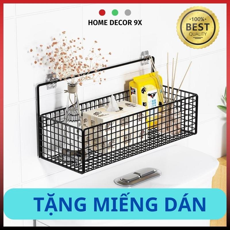 Kệ 3 Ngăn Đựng Gia Vị Hành Tỏi Đồ Khô Tiện Lợi-Kệ Để Đồ Nhà Bếp, Nhà Tắm Đa Năng Dán Tường Siêu Chắc Không Cần Khoan Đục 5