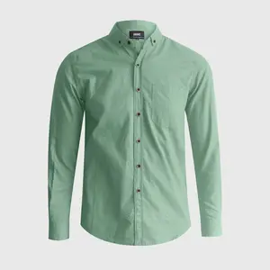 KEMEJA POLOS PRIA PREMIUM PANJANG [ALL COLOURS] Casual Baju Katun Kerah Formal Dewasa
