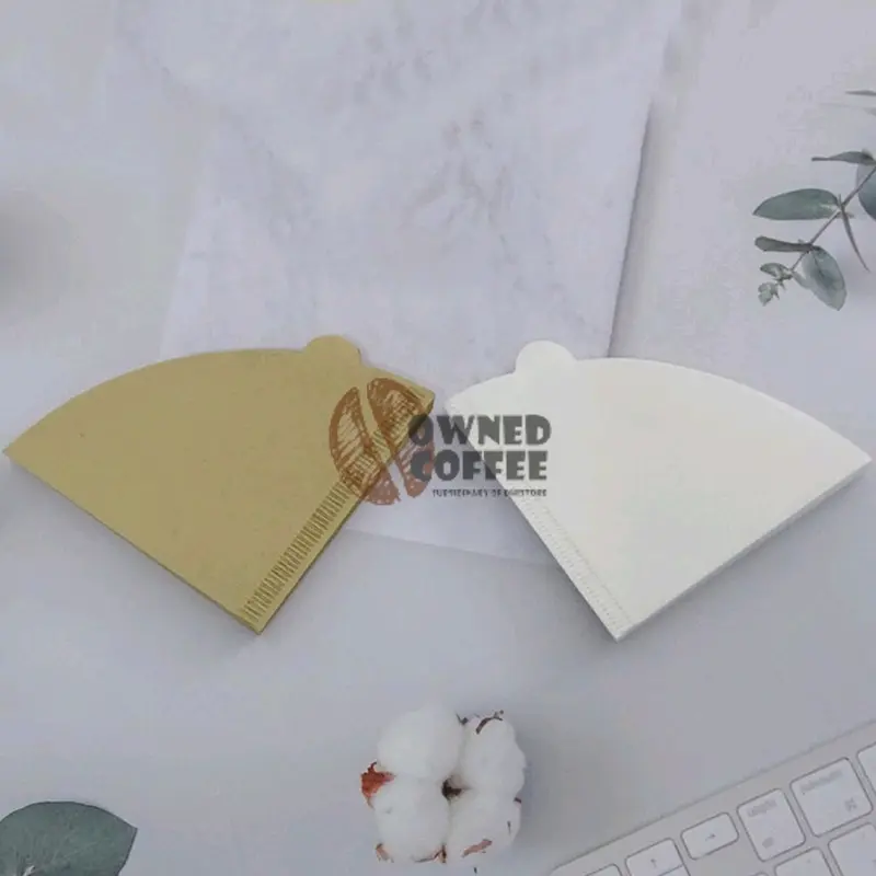 V60 Coffee Filter Paper - Kertas Kopi V60 - Cone Shaped Bottom - Size 01 - 40pcs Kitchenware 0