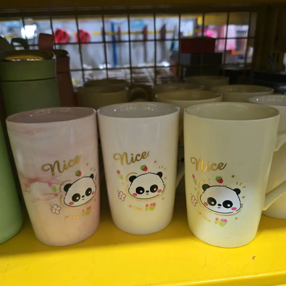 ( TTSHOP ) Cốc Sứ Tiện Lợi, hình gấu dễ thương