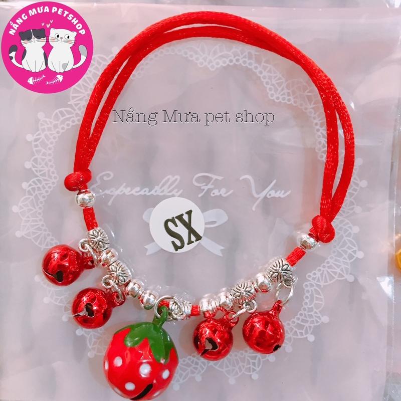vòng cổ nhiều chuông cho chó mèo cute 1
