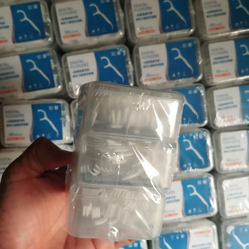 Dental Floss - Sét 9 - 12 hộp chỉ nha khoa tiệt trùng , thân nhỏ mảnh ,sợi chỉ mảnh , đầu tăm nhọn 5