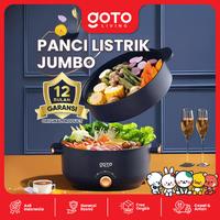 Gambar Goto [COD] Oscar Panci Listrik Elektrik Fry Pan 3L Goreng Kukus Serbaguna - NAVY BLUE dari Goto Living Kota Tangerang 3 Tokopedia