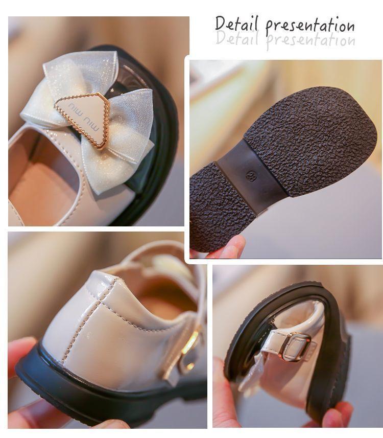 Product Introduction of Giày Bé Gái, Phong Cách Anh Quốc, Giày Da Nhỏ Dành Cho Trẻ Em, Hàng Mới Về Mùa Lò Xo Và Mùa Thu 2024, Giày Công Chúa Bé Gái, Thiết Kế Thời Trang, Màu Đen, Nhẹ 7