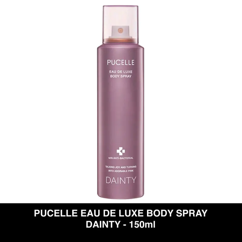 Body Spray Pucelle Perfume Pink PUCELLE Eau De Luxe Body Spray 150