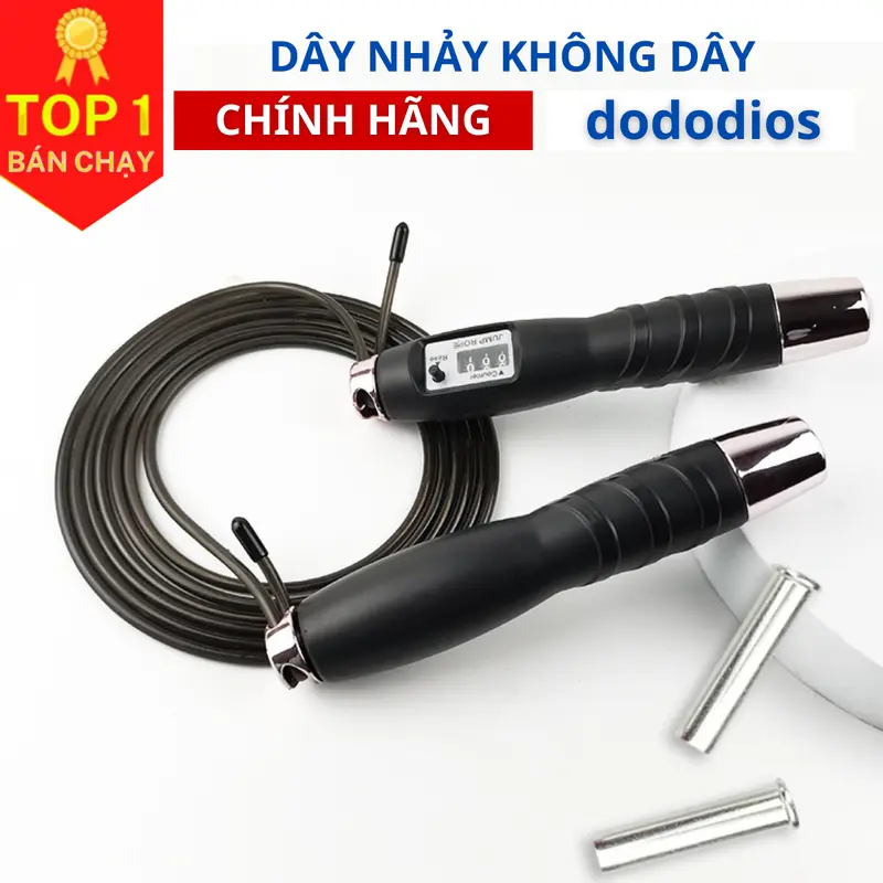 Dây Nhảy Thể Lực Không Dây, Có Bóng Đếm Số Thể Lực Đàn Hồi 2.9m Hỗ Trợ Luyện Tập Thể Dục Tại Nhà 1