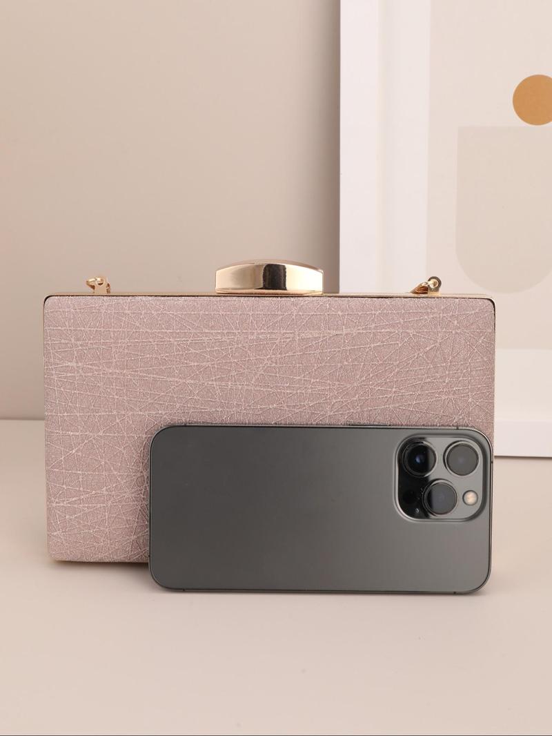 Product Introduction of Women's Elegant Glitter Evening Bag, Exquisite Trendy Flap Square Bag, Fashionable Bag for Party Decoration 12