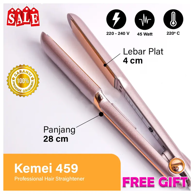 Catokan Rambut Kemei 459 / Catok Pelurus Kemei 459 2