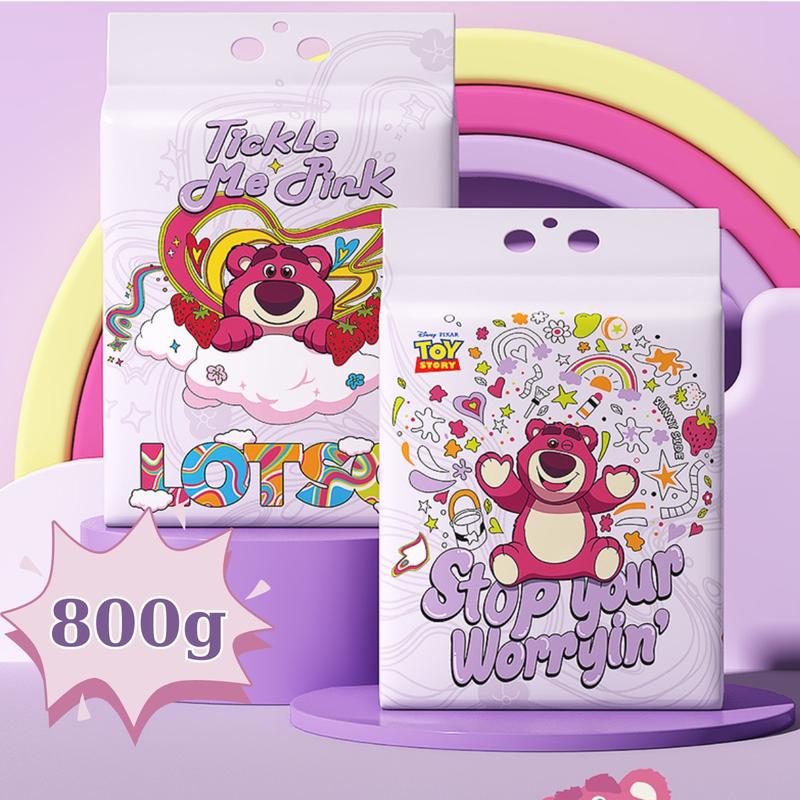 Khăn lau mặt khô đa năng Gấu Dâu Lotso treo tường ( Phiên bản mới 800G )  Nhà Tắm