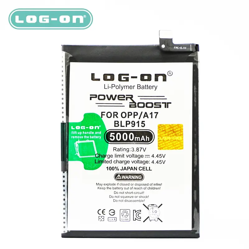 Baterai Log On BLP915 Untuk Oppo A17 / A17K / A57 5G (PFTM20) BLP-915 Power Boost Battery Baterai Batre - 1 Tahun Garansi 0